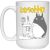 My Neighbor Totoro Poster Black & White Mug 15Oz