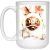 Princess Mononoke Mask Watercoloured Classic Mug 15Oz